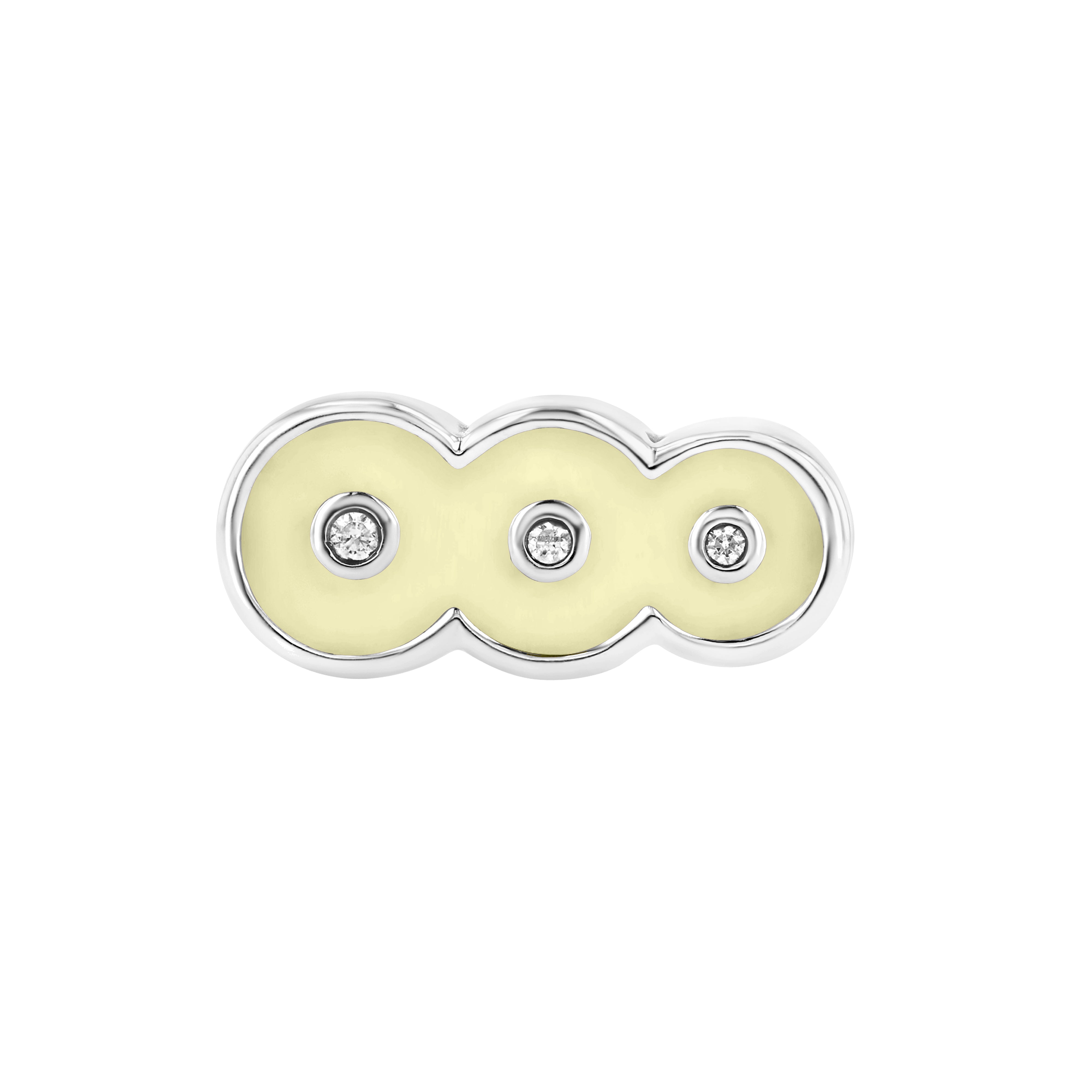 Martini Clasp, White Gold