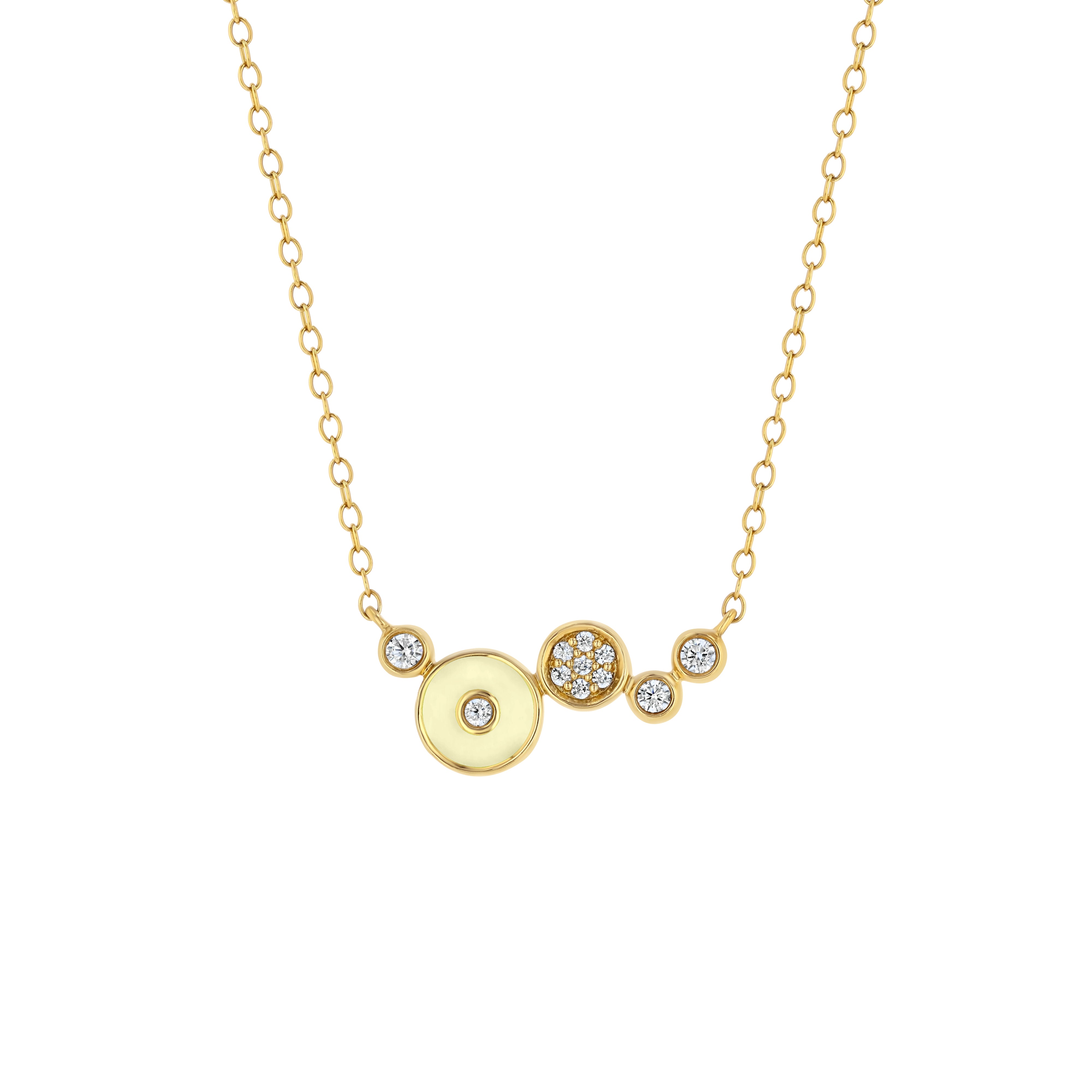 Champagne Necklace in Buttercream