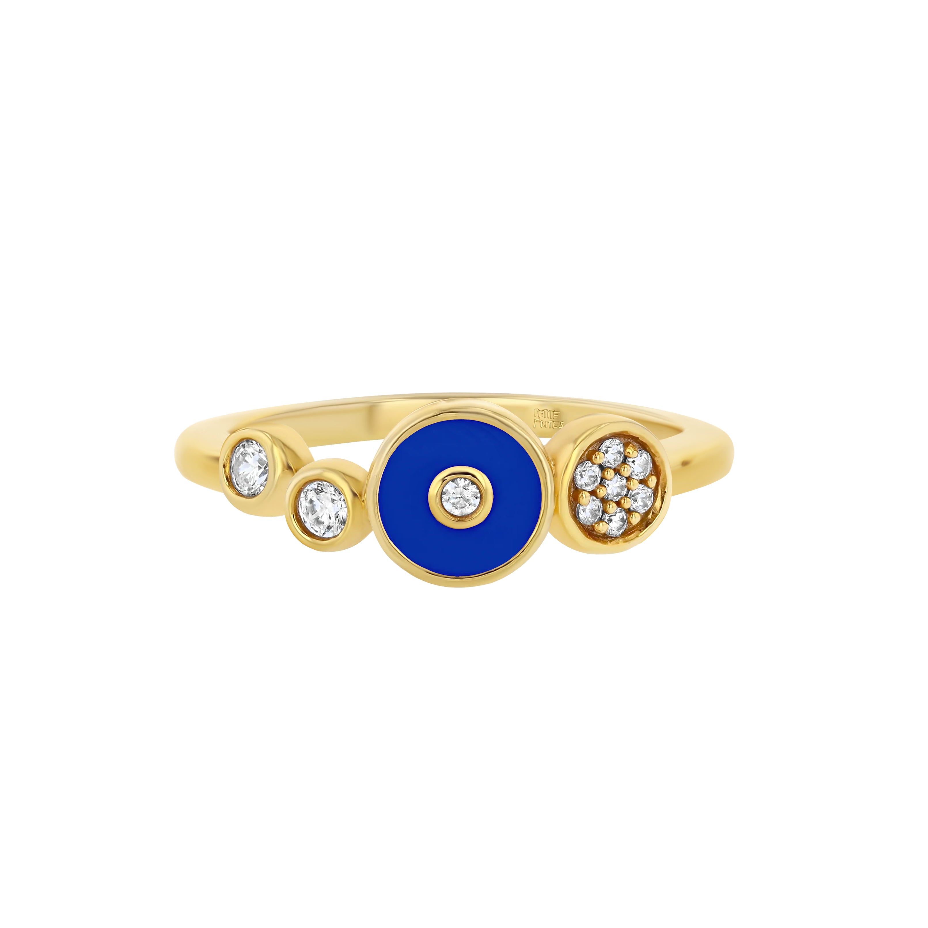 Champagne Spritz Ring in Azure Blue