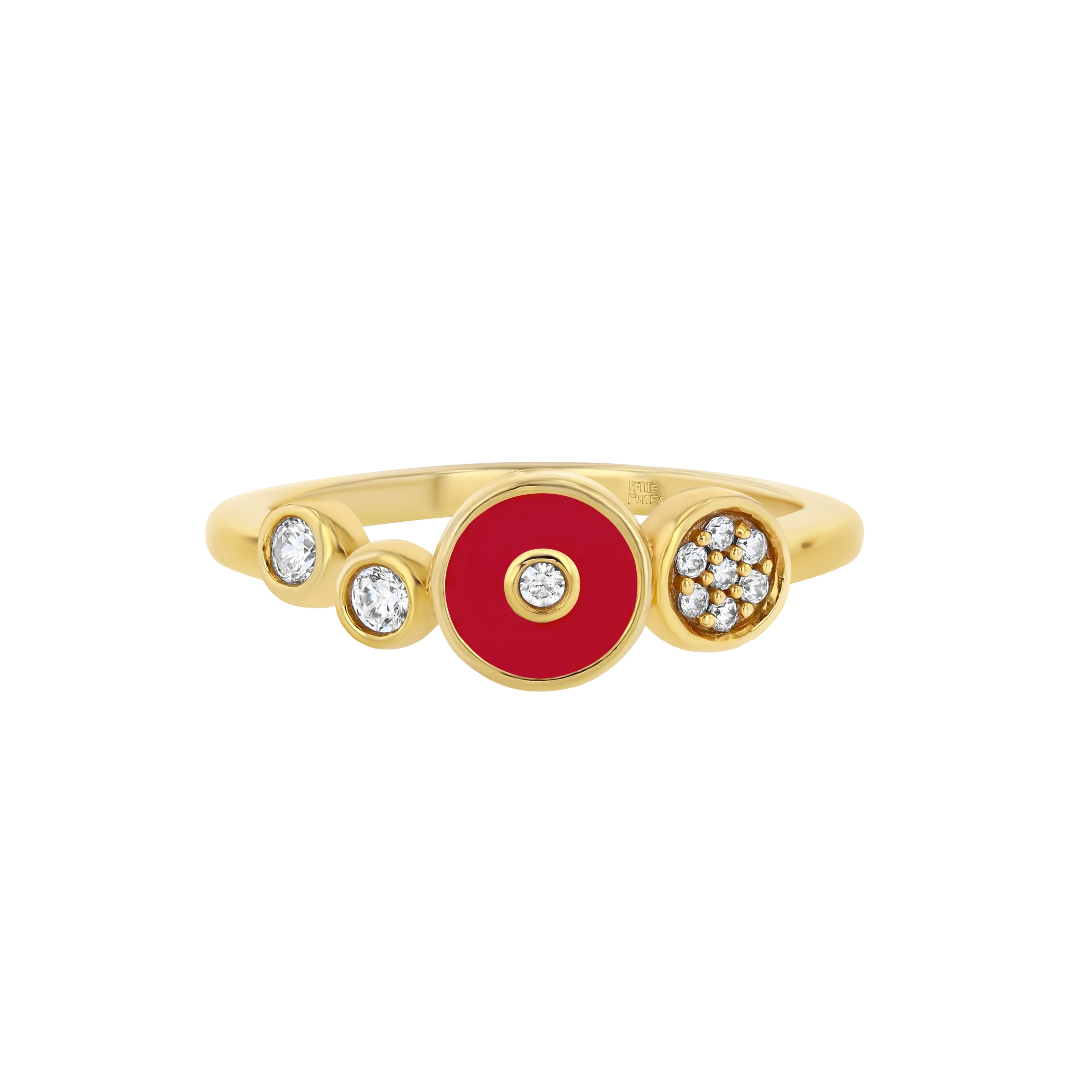 Champagne Spritz Ring in Gogo Red