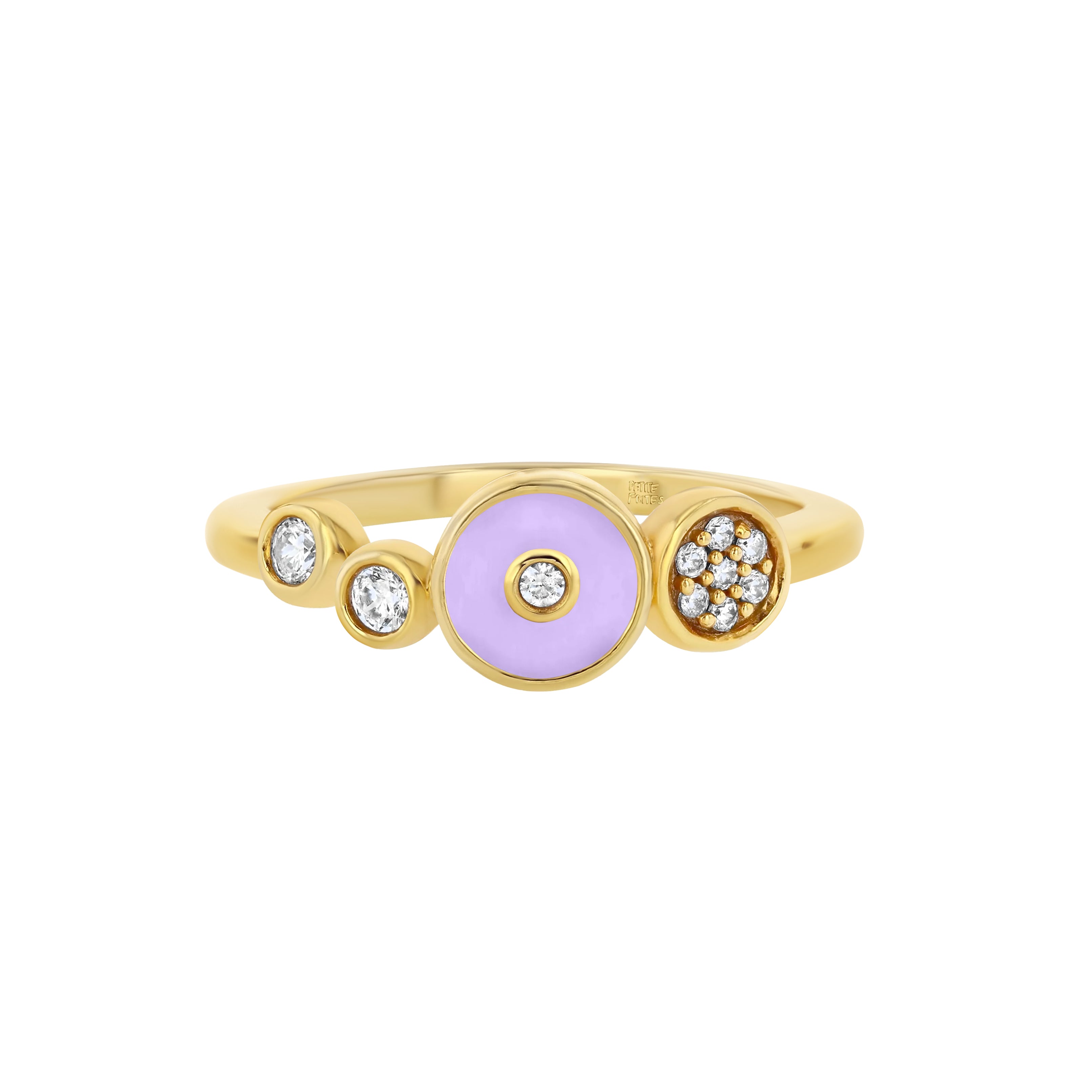 Champagne Spritz Ring in Lavender