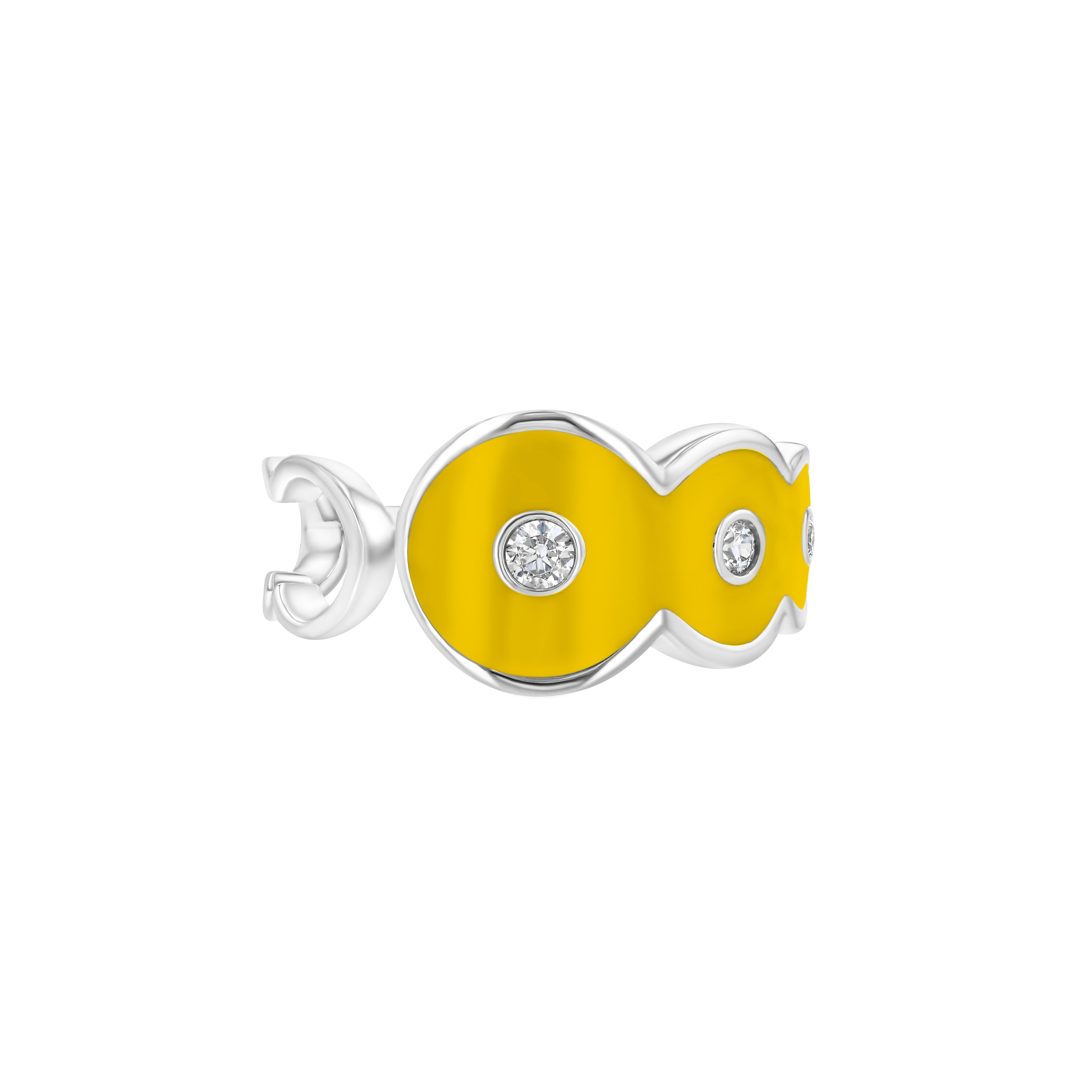 Martini Ring in Mustard Yellow