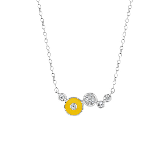 Champagne Necklace in Mustard Yellow