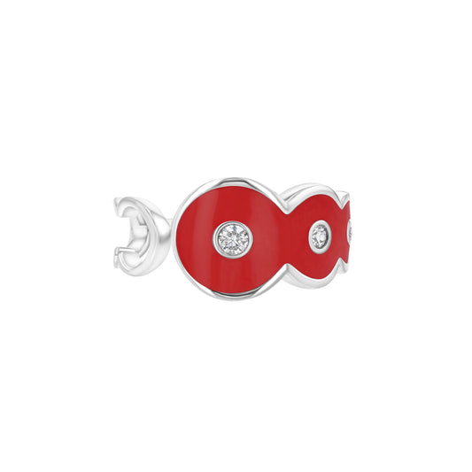 Martini Ring in Gogo Red