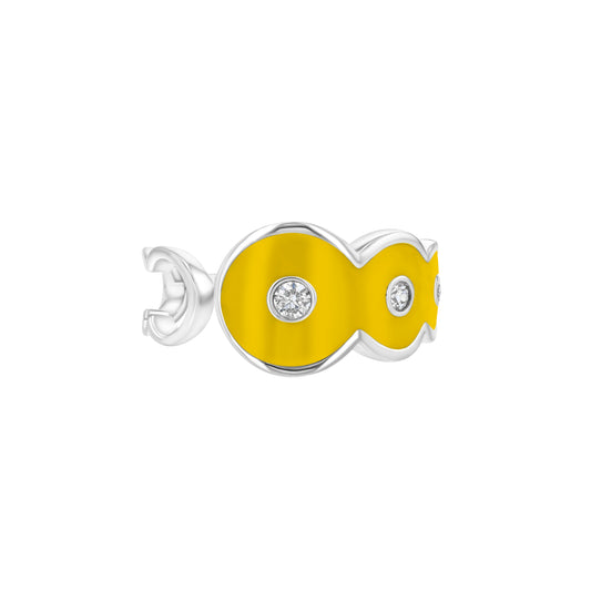 Martini Ring in Mustard Yellow