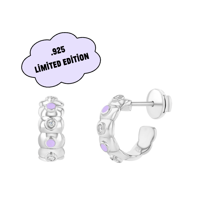 Dinner Mint Earrings in .925